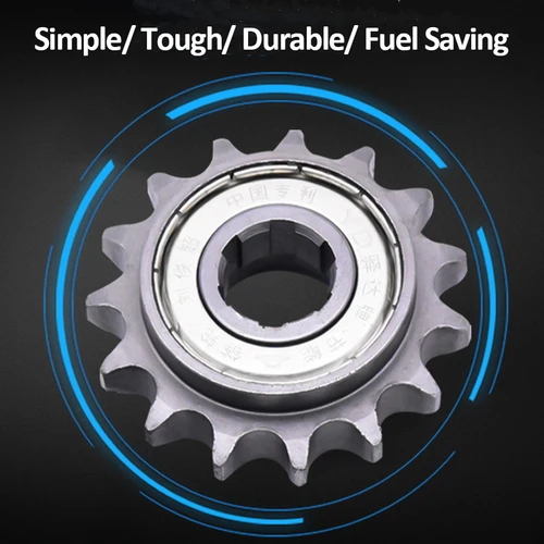 Imagen 2 del producto Piñón de cadena 14T 15T para motocicleta 428 420, piñones de volante delantero de ahorro de combustible para accesorios modificados GS125