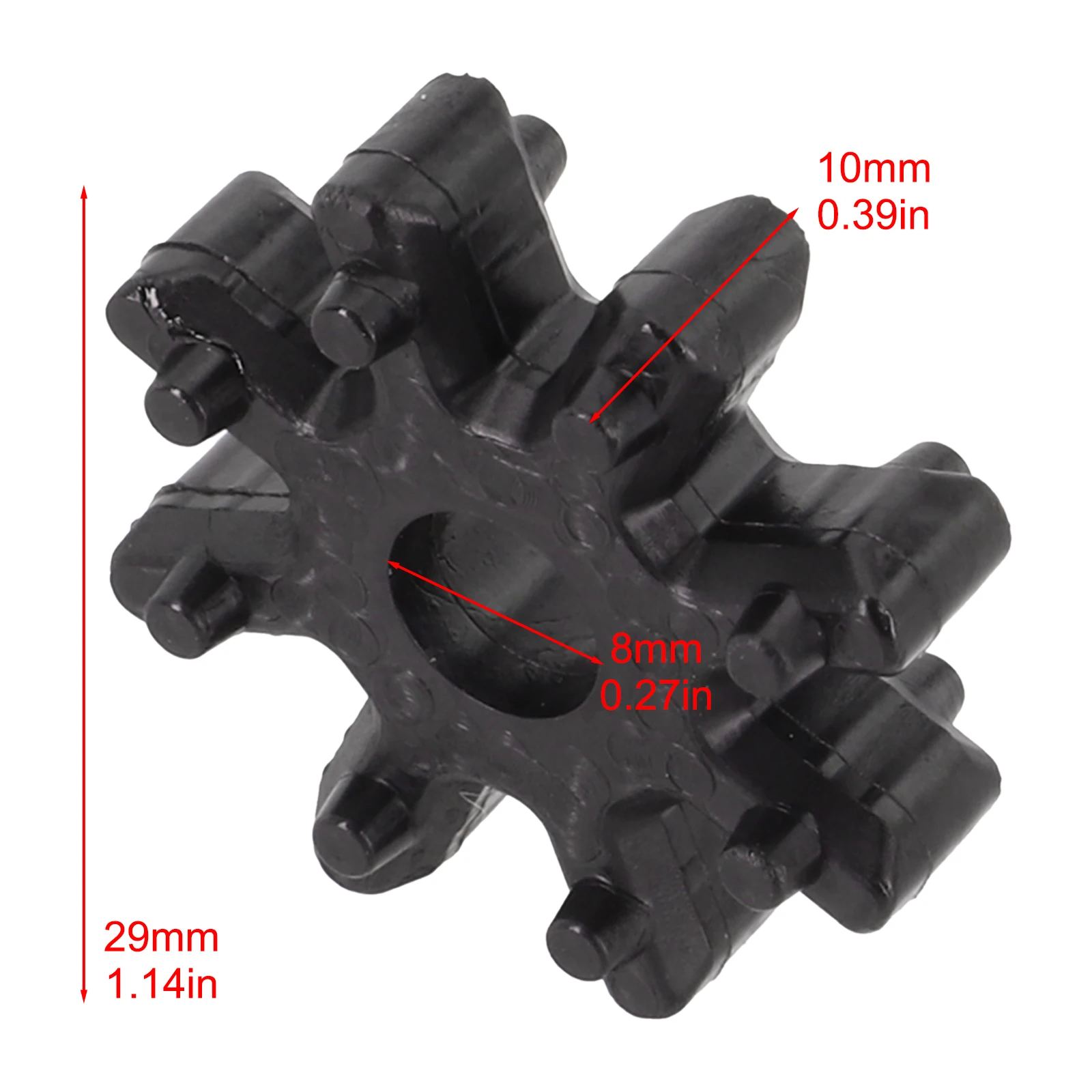 Steering Column Replacement Hyundai Steering Gear Flexible Coupler Black Non-deformed High Universality Fitment