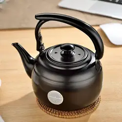 Stainless Steel Teapot Teakettle Tea Kettle Kitchen Hotel 1000ml