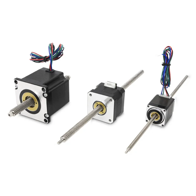 

Custom 20/28/35/42/57 Through-screw Stepper Motor Set: Linear Through Screw Motor with Nut