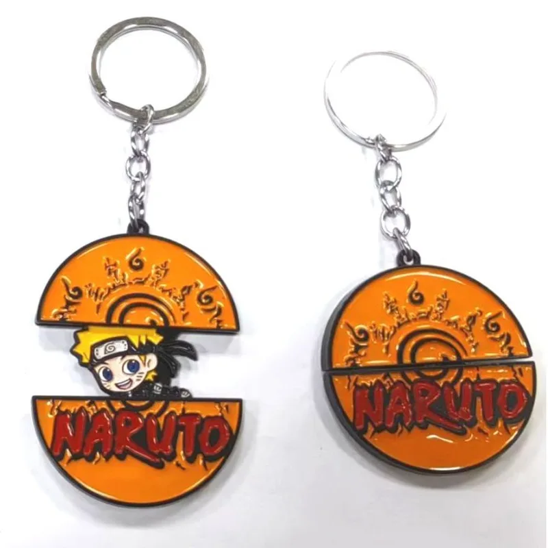 Naruto Schlüsselanhänger Haruno Sakura und Uchiha Sasuke, niedlich und stilvoll, personalisierter, zarter und einfacher Paar-Anhänger als Geschenk. – Detail 3