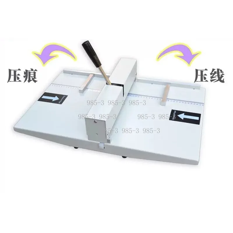 340mm Manual Dotted Line Indenter, A3 A4 Paper Creasing Dot Marking Machine