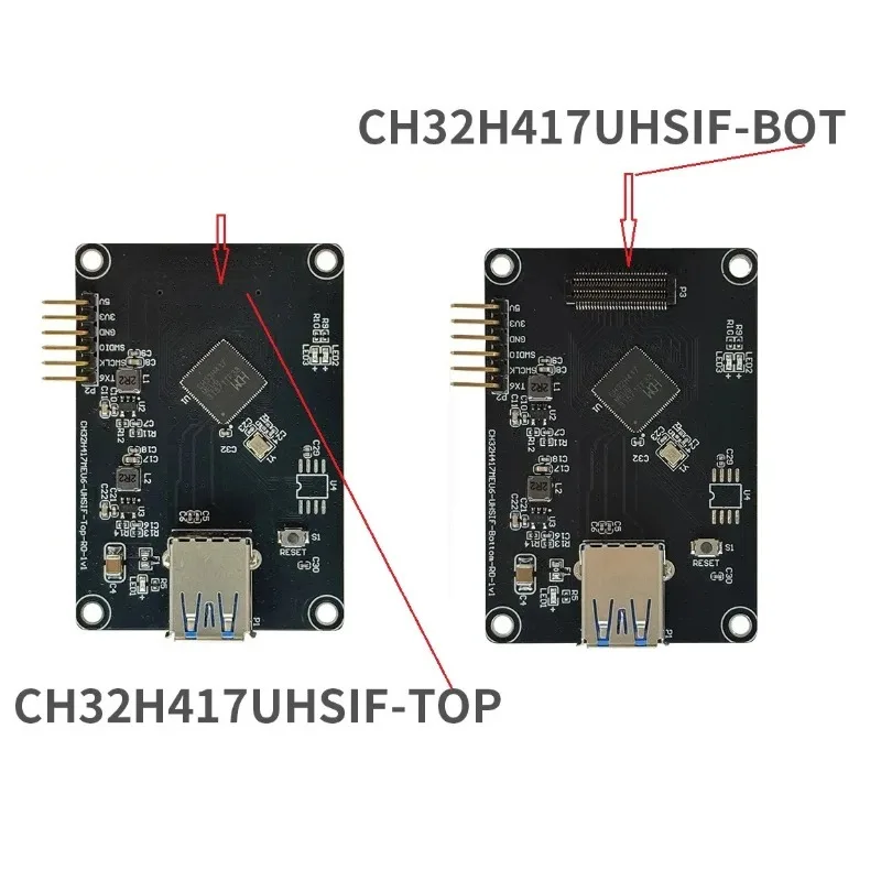 WCH CH32H417 CH32H417MEU6 Development Board CH32H417-UHSIF Evaluation Board
