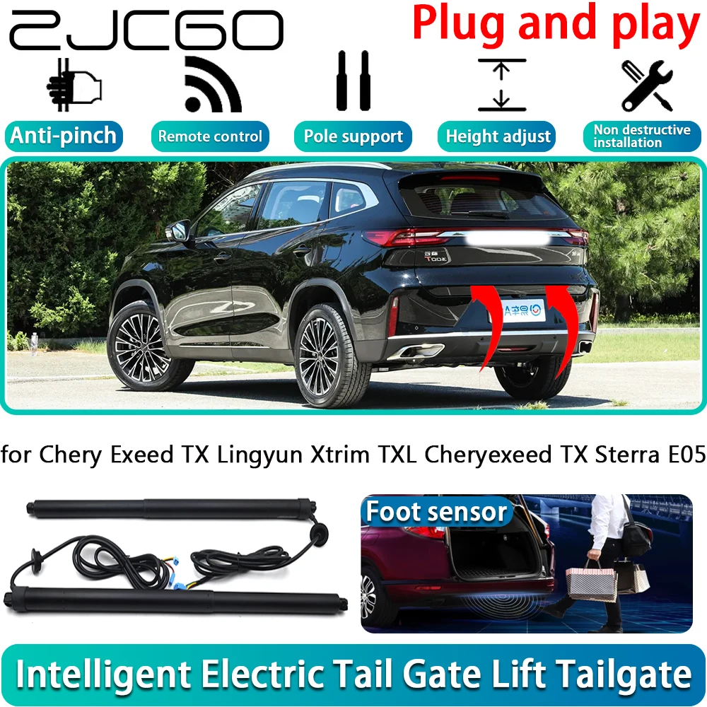 

for Chery Exeed TX Lingyun Xtrim TXL Cheryexeed TX Sterra E05 Electric Powered Tailgate Power Liftgate Automatic Tailgate System
