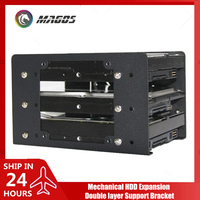 3.5 Inch Hard Disk Bracket 2/3 layers Holder Desktop Computer Case Mechanical HDD Expansion Double layer Support Bracket