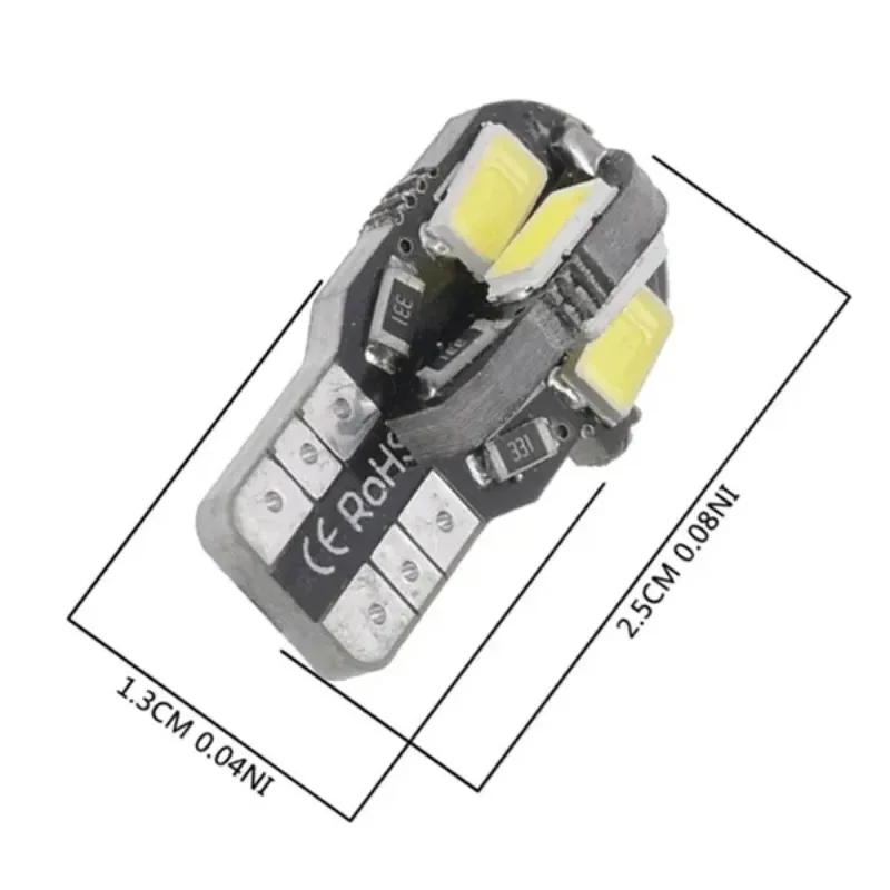 T10 LED Car Interior Bulbs 12V Wedge Lights 1/4/8 Pcs Car Accessories for Side Lighting
