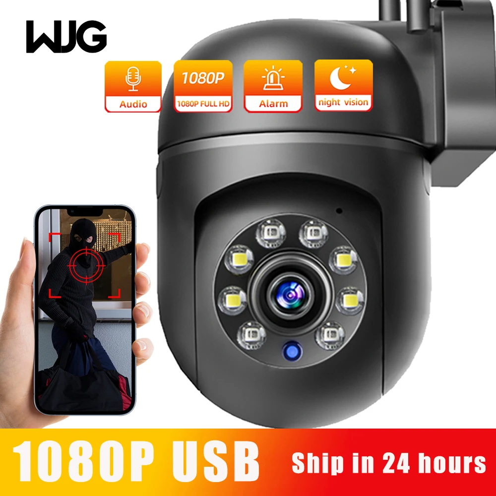 camera de vigilancia night vision protecao de seguranca para casa inteligente wifi rastreamento automatico tipo usb 1080p hd 24g 5g 01