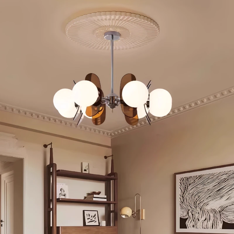 

Nordic Cream Style Living Room Chandelier, Bedroom Study Lamp, Creative Magic Bean Lighting, Home Lighting Fixtures