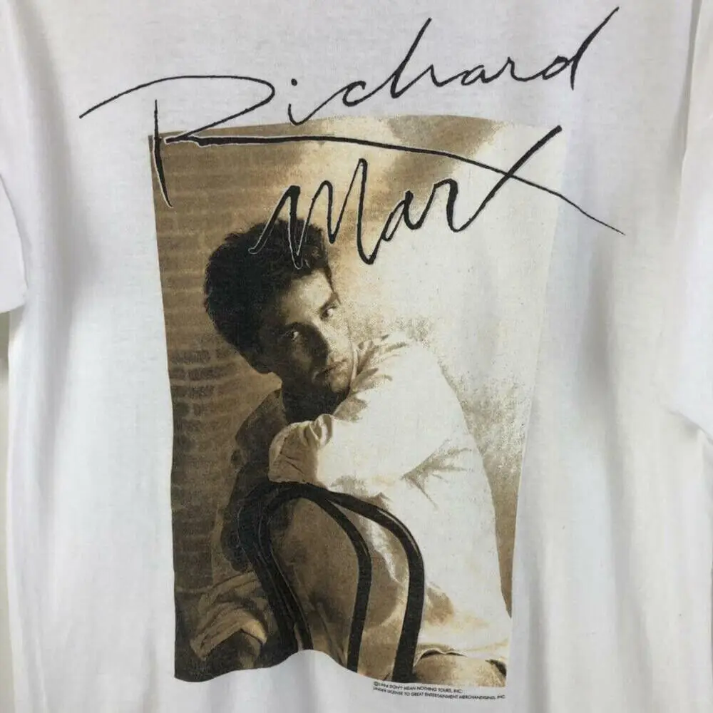 Paid Vacation Retro Richard Marx Shirt Short Sleeve White Unisex S-5XL