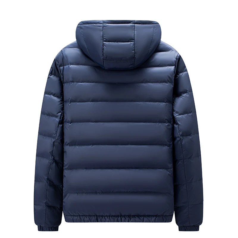 

Lightweight 90% White Duck Down Parkas Coat Sell Well 2025 Winter Outdoor Warm Hooded Coat Detachable Wind-proof Down Jacket