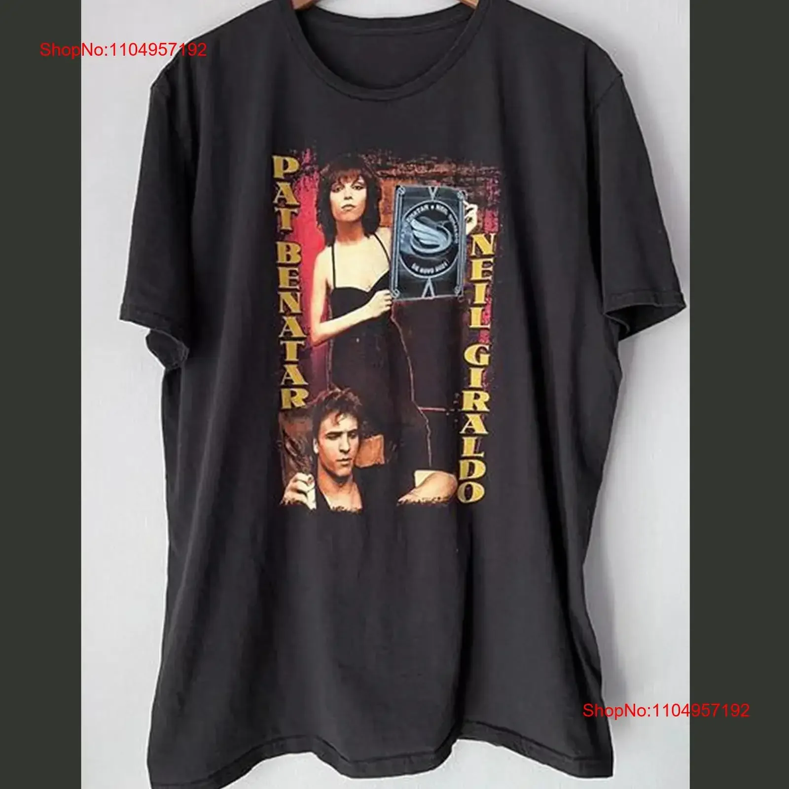 

Pat Benatar Neil Giraldo Concert Футболка всех размеров S 5XL винтажная стираная удобная модная уличная одежда универсальная унисекс
