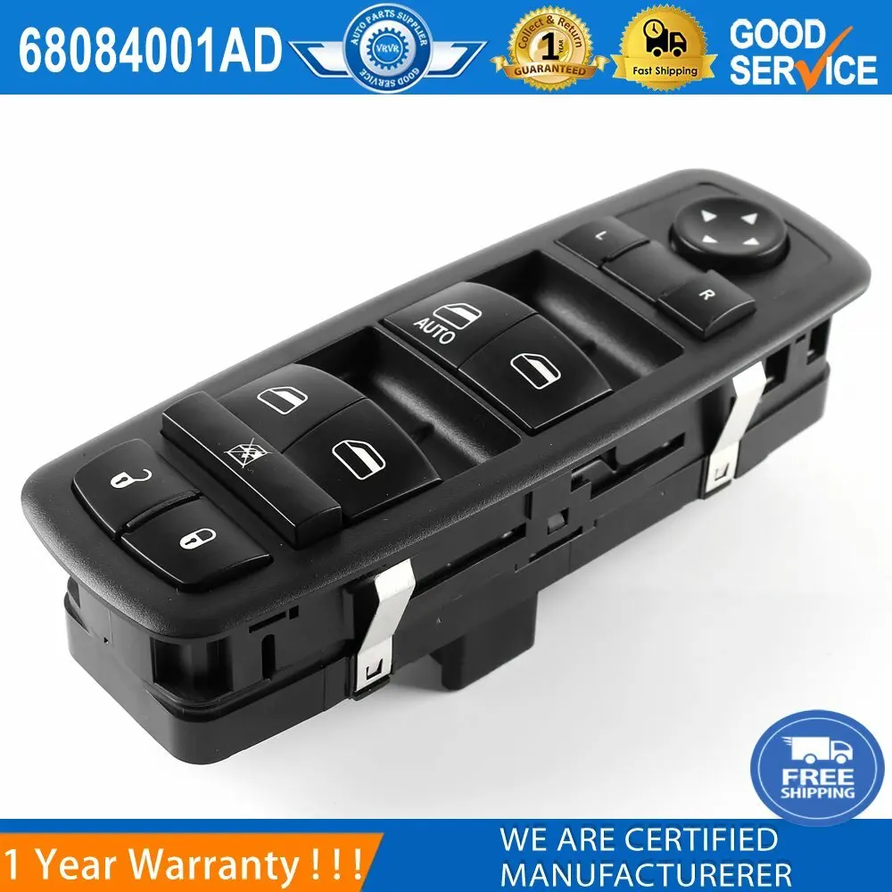 

68084001AD Главный переключатель переднего окна слева подходит для Dodge Journey 2011–2016 гг.