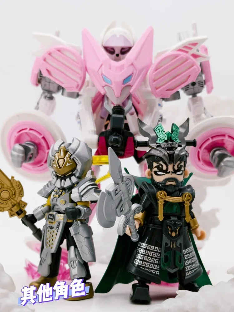 정품 블로키즈 히어로즈 언리미티드 스타라이트 에디션 V7 블라인드 박스 블록맨 가라지 키트 모델 장식품 서프라이즈 선물 장난감