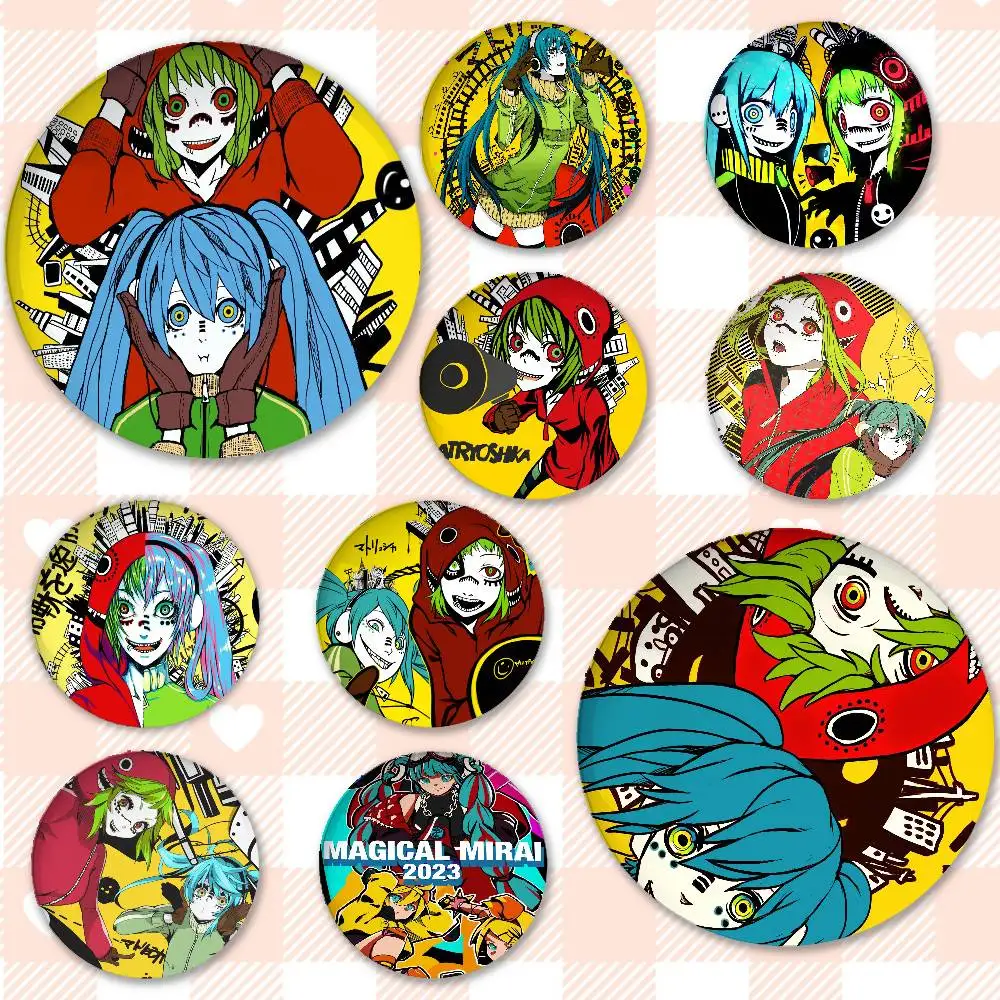 anime-matoryoshka-vocaloid-emblemas-flandres-botao-macio-broche-de-metal-cracha-personalizado-acessorios-de-joias-chapeu-saco-lapela