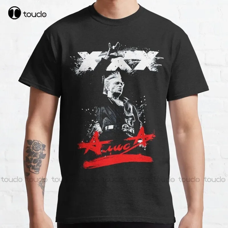 New Alisa Band Band Guitar Guitarist Soviet Union Classic T-Shirt T Shirts For Men Cotton Tee Shirt S-5Xl