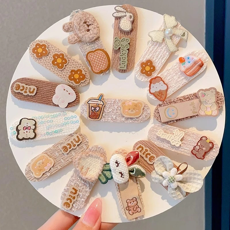 Novo tipo grampo de cabelo bonito floral arco presilhas para meninas bebê headwear meninas crianças acessórios para o cabelo princesa grampos de cabelo