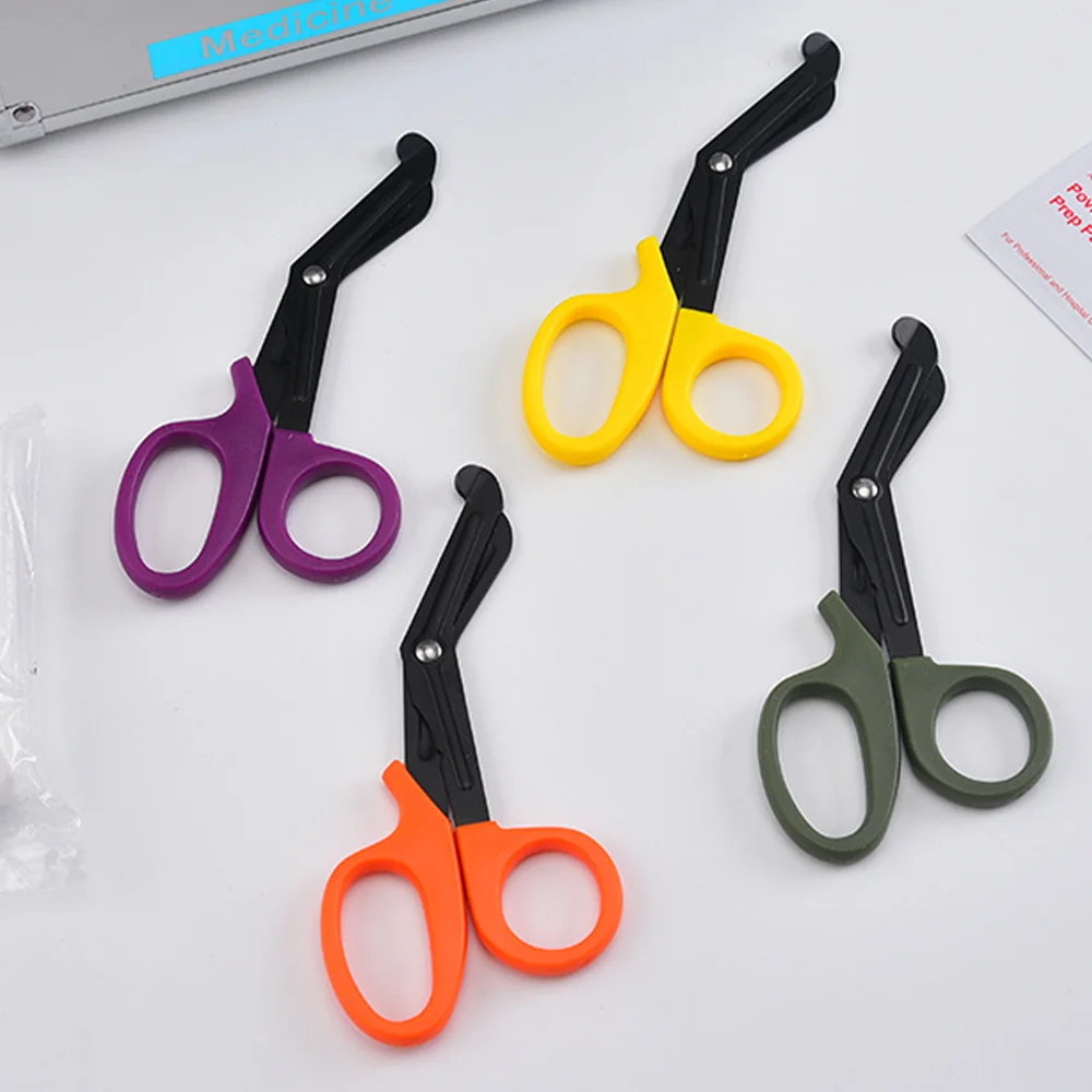 15cm Multifunctional Gauze Scissors Bandage Canvas Scissors Portable Accessories Outdoor Medical Rescue First Aid Scissors