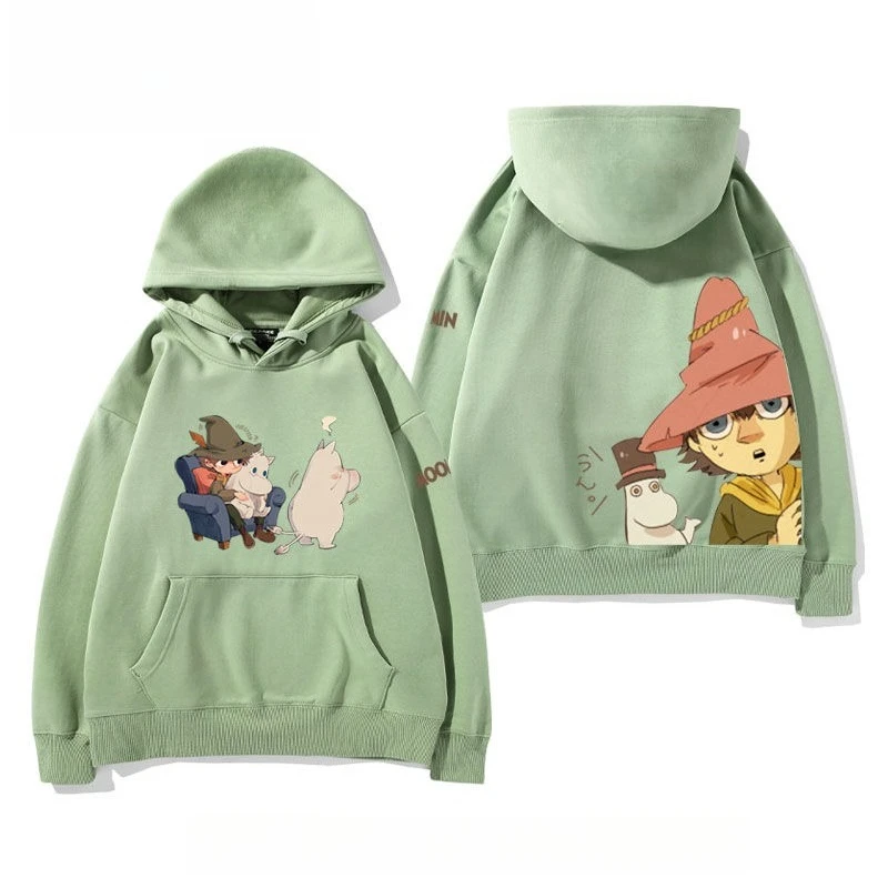 Sailor Moon 2026 Moomin Little Fat Family Joint Water Ice Moon Kapuzenpullover Herren- und Damen-Herbst- und Winterkleidung