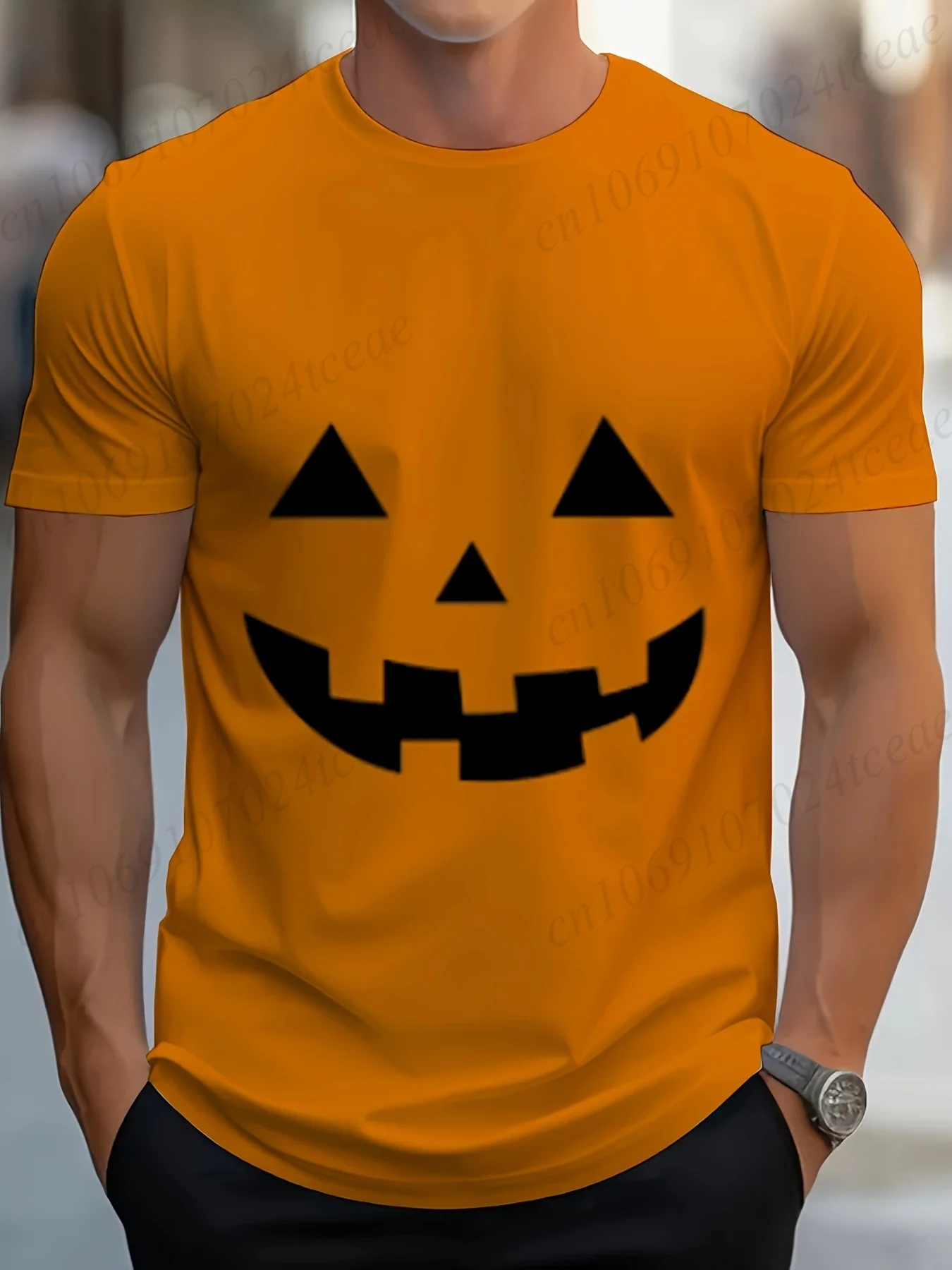 Pumpkin Faces Halloween Shirt,funny Spooky Season Men's T-shirts,Halloween Party Tshirts for Men Women Clothing