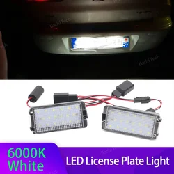LED Number Plate Light Error Free License Plate Lamp For Seat Altea 2005-2009 Arosa Cordoba 6K 6L Leon 1M Toledo 5P Ibiza 6L