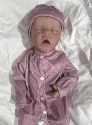 Original Reborn Baby ToddlerDoll Full Silicone Body Vinyl Girl Boy Princess Bebe Accompanying Toy Collectible Art Christmas Gift