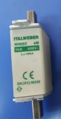 ITALWEBER NH00C AM 16A 20A 690V I1=100kA Motor fuse EN(IEC)60269-4PCS/LOT