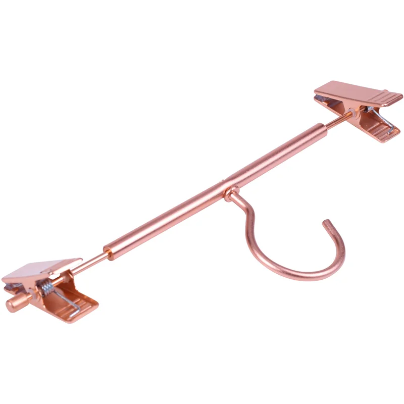 

30 штук высокопрочных прочных брюк из розового золота, нижняя вешалка для юбки с зажимом-Y78A