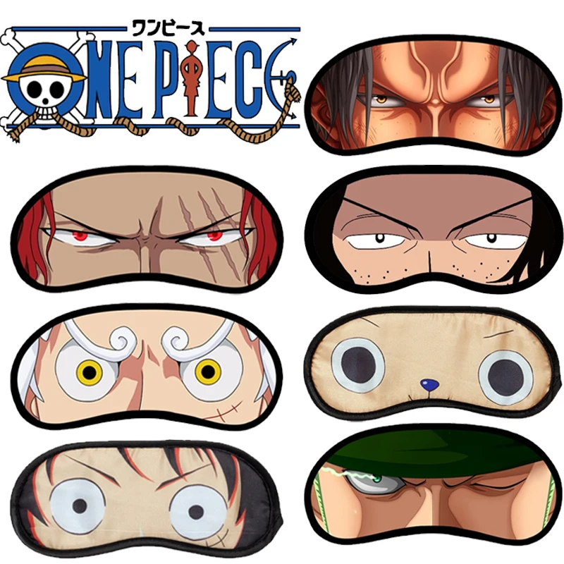 Anime ONE PIECE Luffy Tony Tony Chopper Roronoa ZoroPortgas-D- Ace blackout sleep protection eye mask Christmas birthday gift