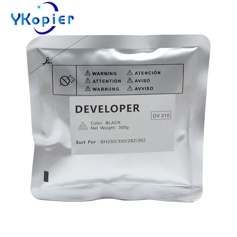 

DV310 Black 300G Developer Powder For Konica Minolta BH 250 282 350 362 DI2510 DI3510 Developer
