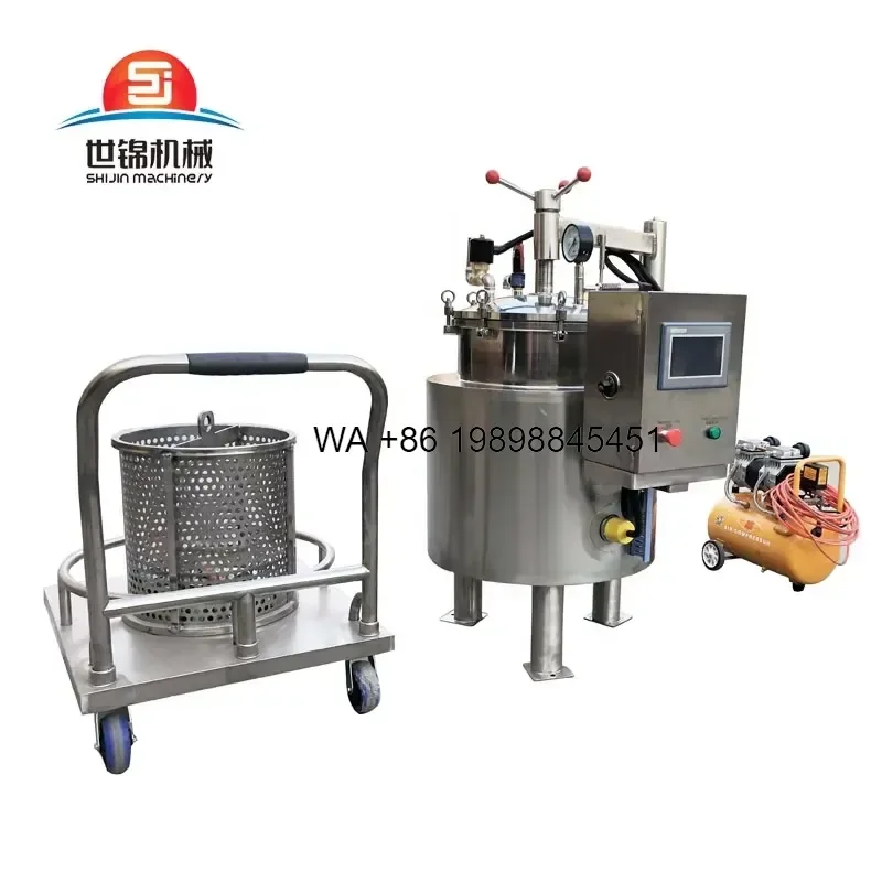 Wmwmnu for Commercial Stainless Steel 304 Pressure Canner Cooker 100L Autoclave Retort for Bakery Flour Mill Canned Food