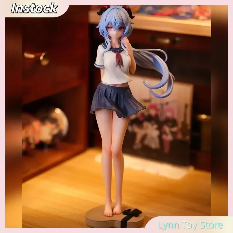

Genshin Impact Ganyu Anime Figure High-Quality School Uniform Design Figure Collectible Model For Fans Trendy Gift Toy