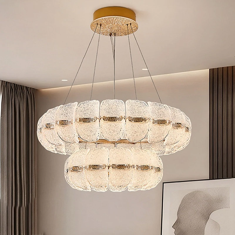 

Italian Designer Pendant Lights Villa Living Room Atmosphere Hanging Lamps Hotel Lobby Luxury Decoration LED Ceiling Chandelier