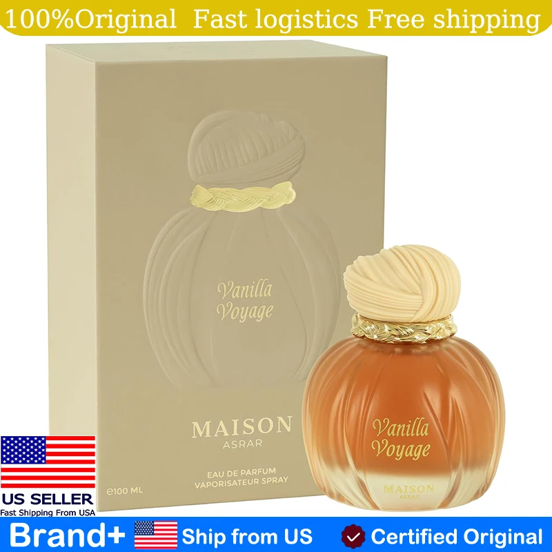 

AROMA CONCEPTS Vanilla Voyage Long Lasting Eau De Parfum EDP 3.4 Fl Oz Cologne Hair and Body Spray Birthday Gift Portable