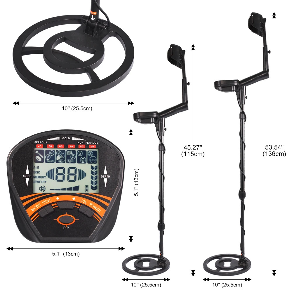 Best Gold Detector MD-810 Metal Detector Treasure Hunting Professional Industrial MD810 Metal Detector