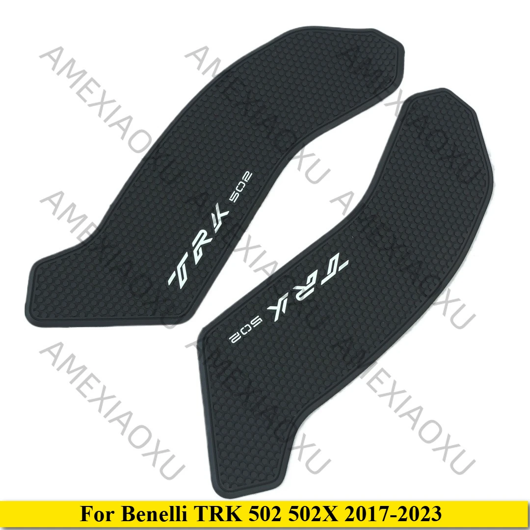 AMEXIAOXU For Benelli TRK 502 502X 2017-2023 Motorcycle Tank Pad Protector Sticker Decal Gas Knee Grip Tank Traction Pad Accesso
