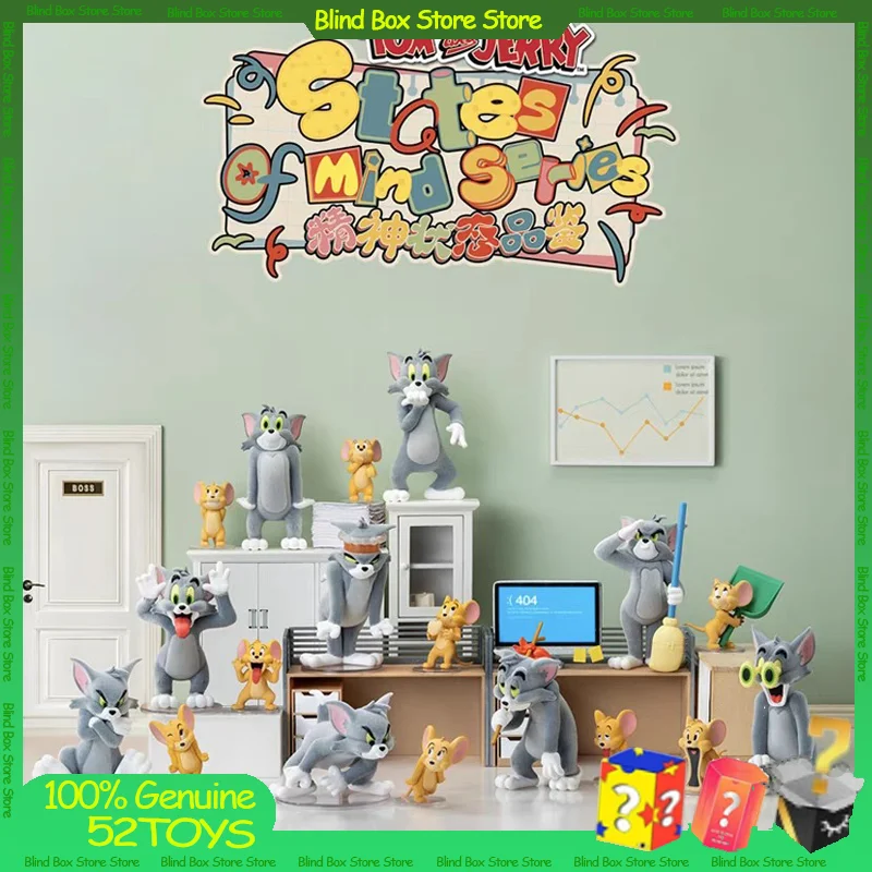 

52TOYS Tom and Jerry Mental State Appreciation Series Blind Box Trendy Toys vinyl blind boxes birthday surprise blind box gift