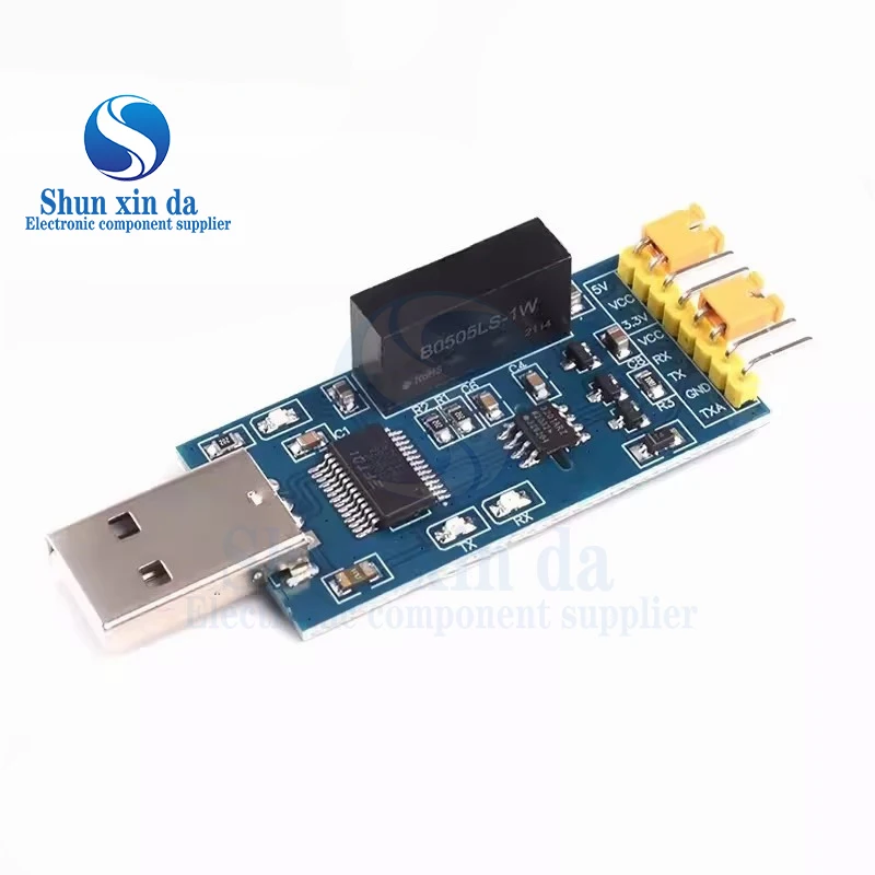 미니 FT232 절연 직렬 포트 모듈 USB-TTL USB-직렬 포트 자기 절연 FT232RL 광전 절연