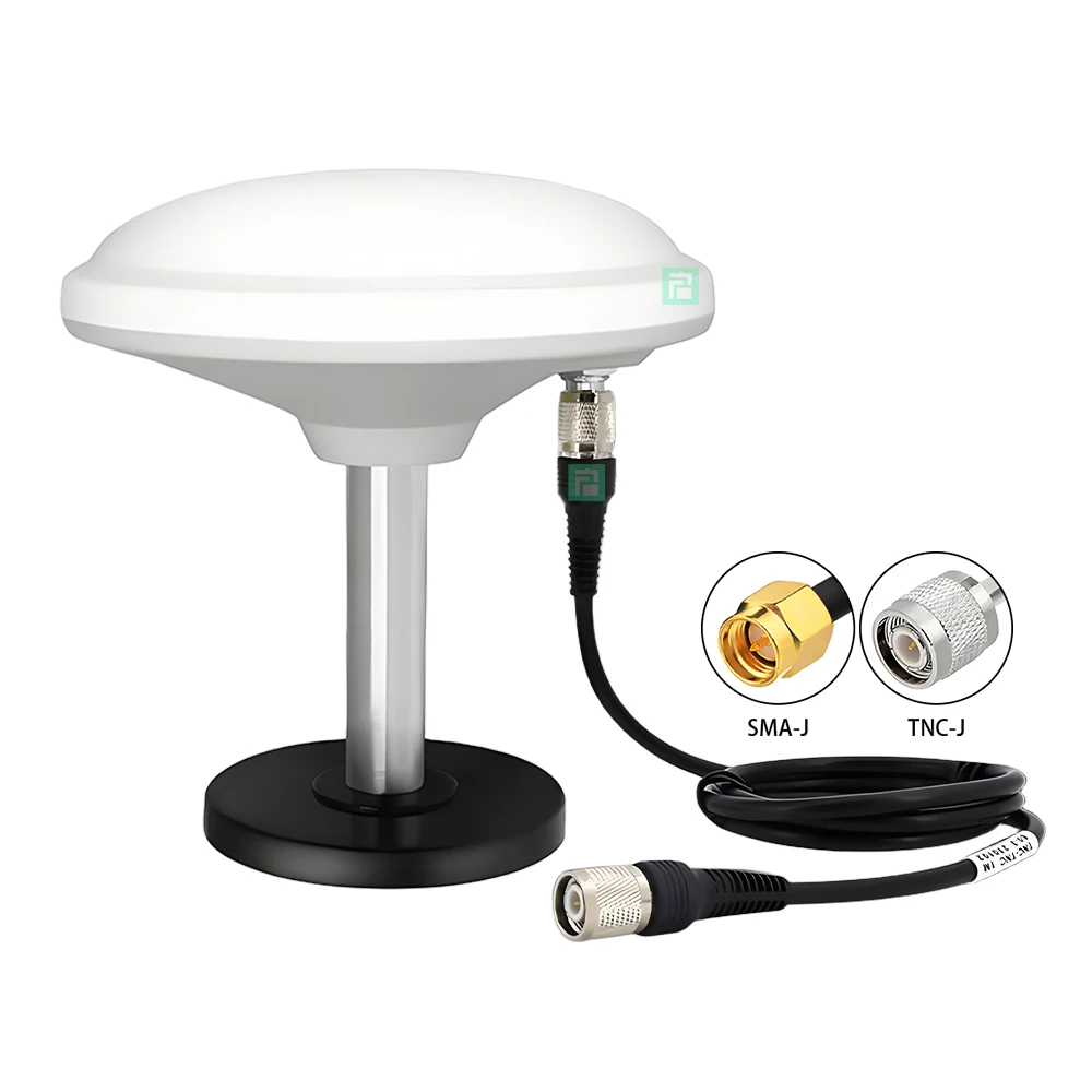 1PCS GNSS measurement antenna, high-precision RTK, BDS and GPS four-star full-frequency driving test Mushroom Head
