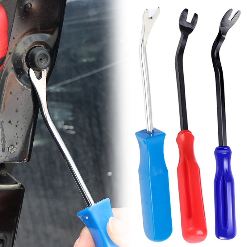 Car Buckle Removal Tool Screwdriver Auto Door Dashboard Panel Buckles Fastener Nail Disassemble Screw Driver Car Interior Repair