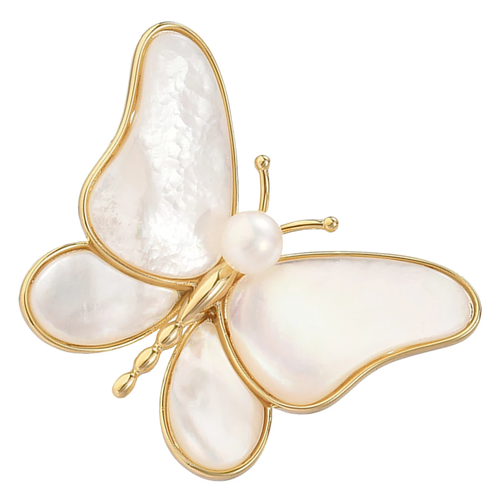 

Exquisite Pearl Butterfly Brooch Pin for Clothing Backpack Hat Lapel Brooches Women's Fashion Jewelry Gift Idea Elegant