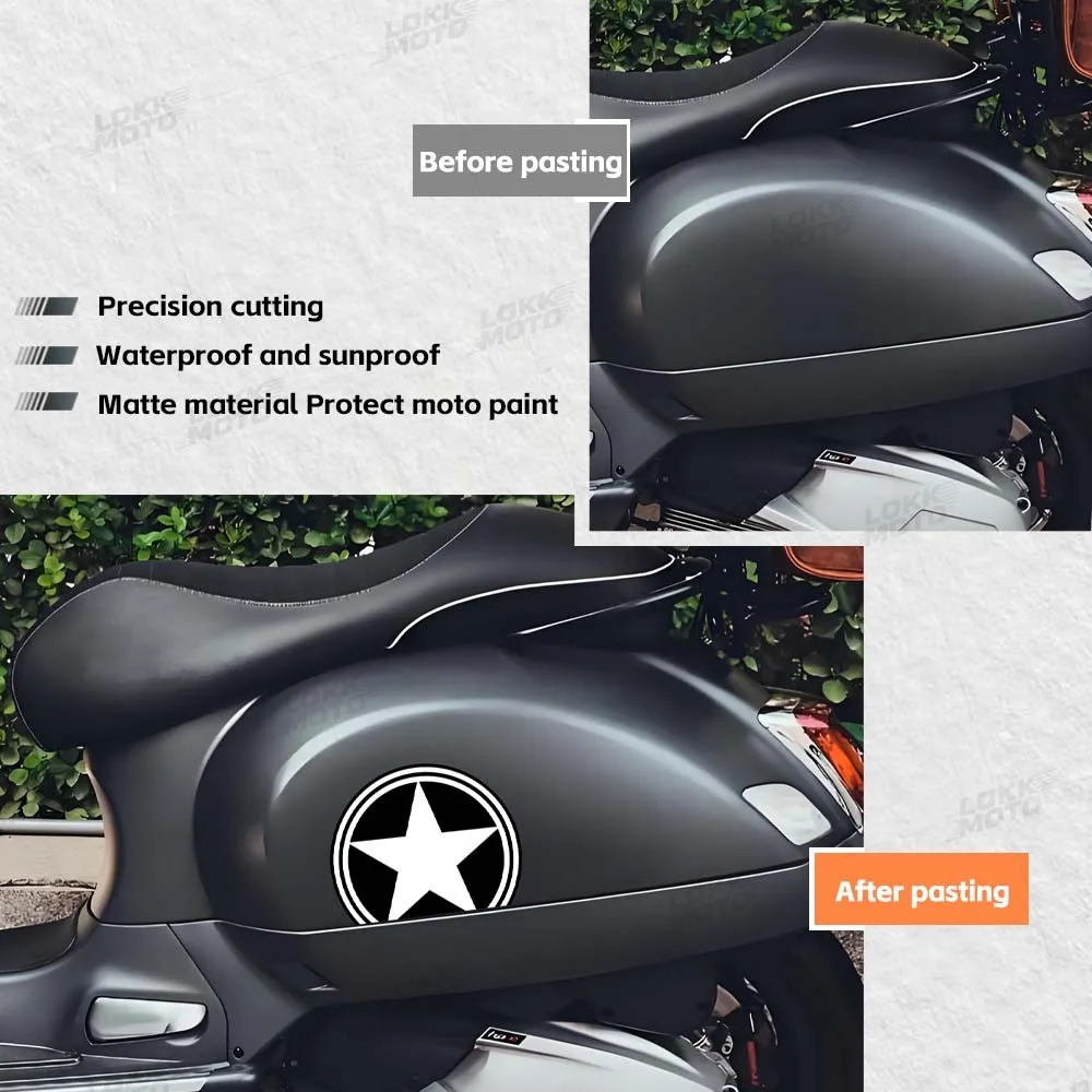 For GTV LX LXV SPRINT GTS 150 200 250 300ie 310 Reflective Motorcycle Sticker Decor Body Fairing Waterproof Decal Accessories