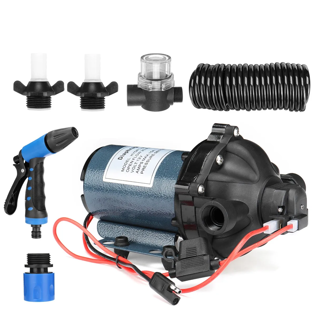 

TOOFLO Washdown Pump Kit Caravan RV 12V 5GPM 70PSI Wash Pump for Boat and Marine