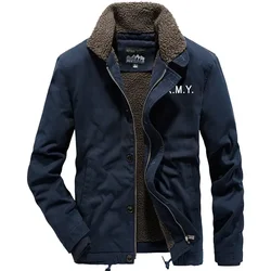 New Winter Men Fleece Down Jackets Hooded Casual Coats Warm Parkas Good Quality Male Cotton Winter Jackets Mens Clothing Size 5X