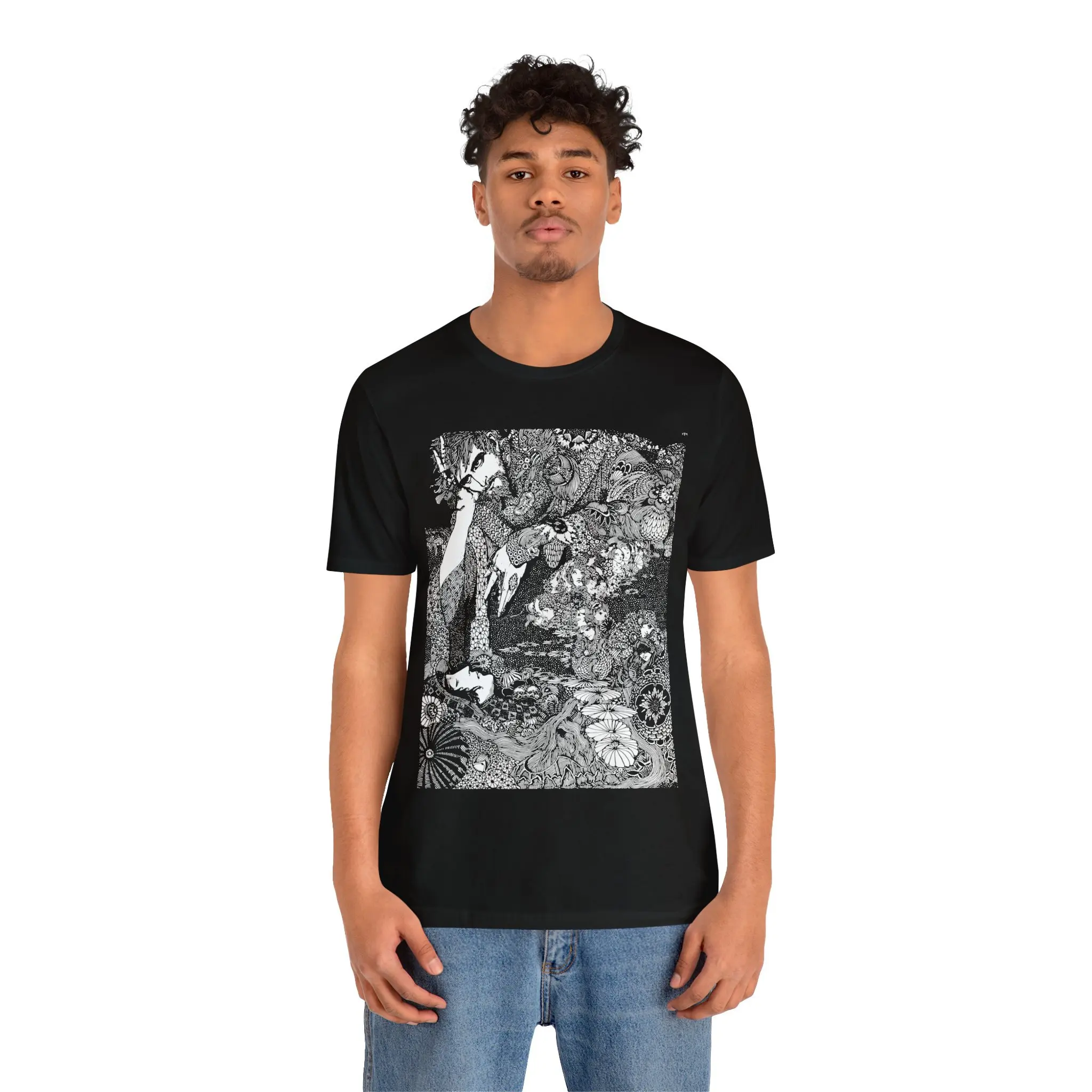 موريلا هاري كلارك آرت إدغار آلان بو قميص رعب تي شيرت الأدب القوطي دودة الكتب الشاعر للجنسين جيرسي قصيرة الأكمام المحملة