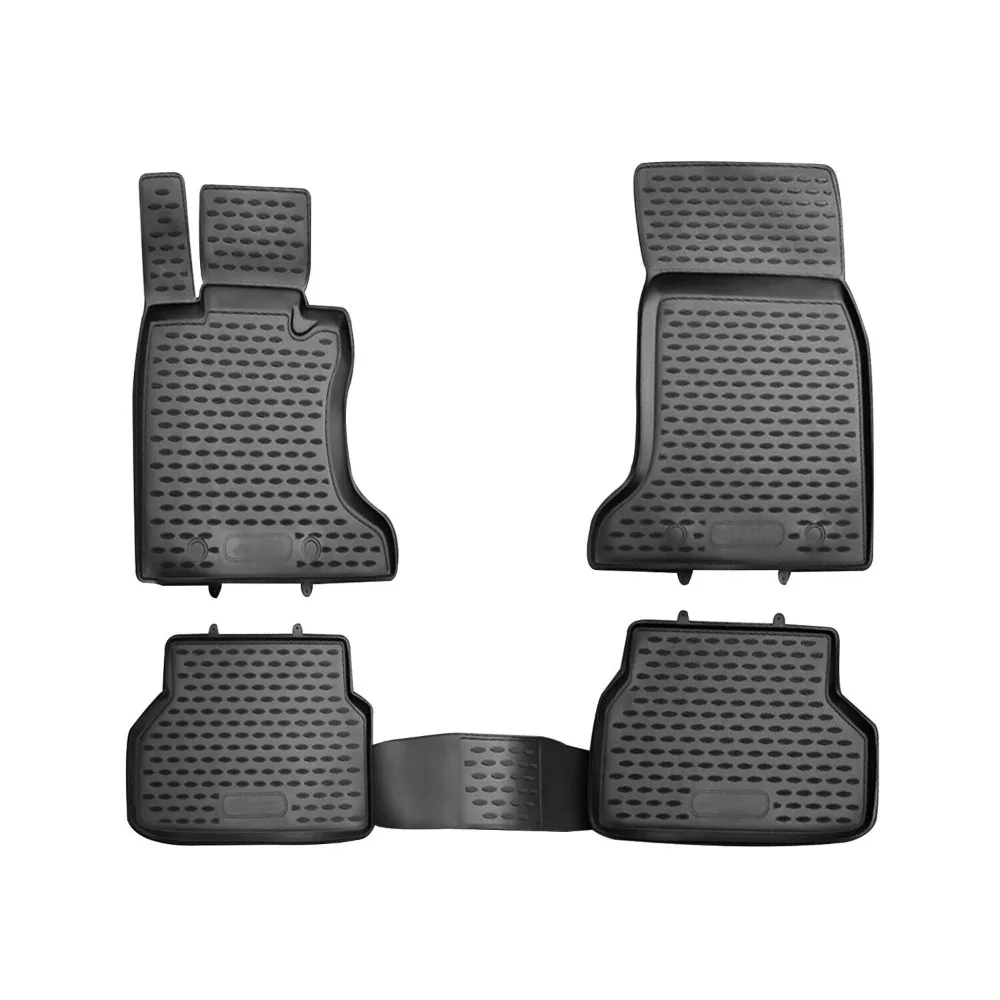 

Floor Mats Liner for BMW 5 Series E60 E61 2004-2010 Rubber TPE Black 4Pcs United States