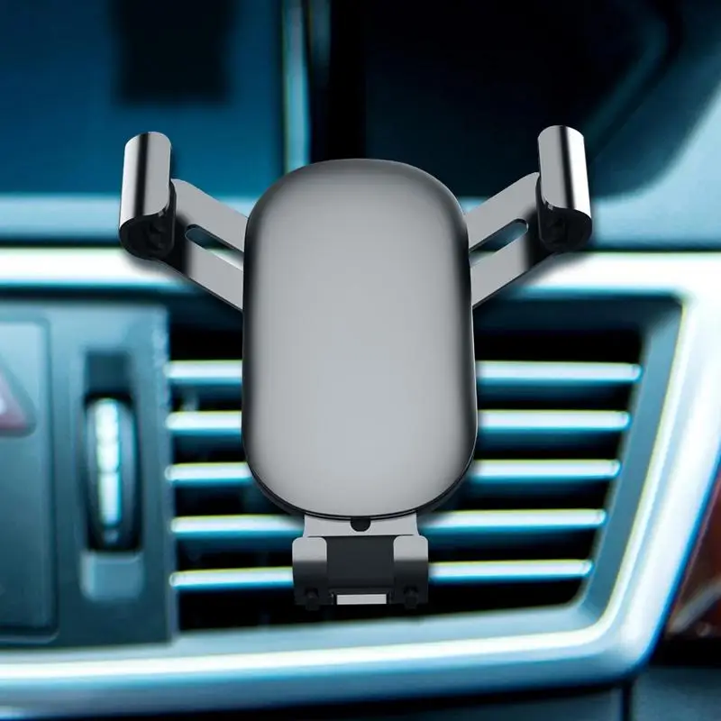 الأيدي الحرة تنفيس الهواء أصحاب الهاتف المضادة للانزلاق قبضة آمنة الهاتف الخليوي السيارات مهد حامل هاتف آمن القيادة السيارات