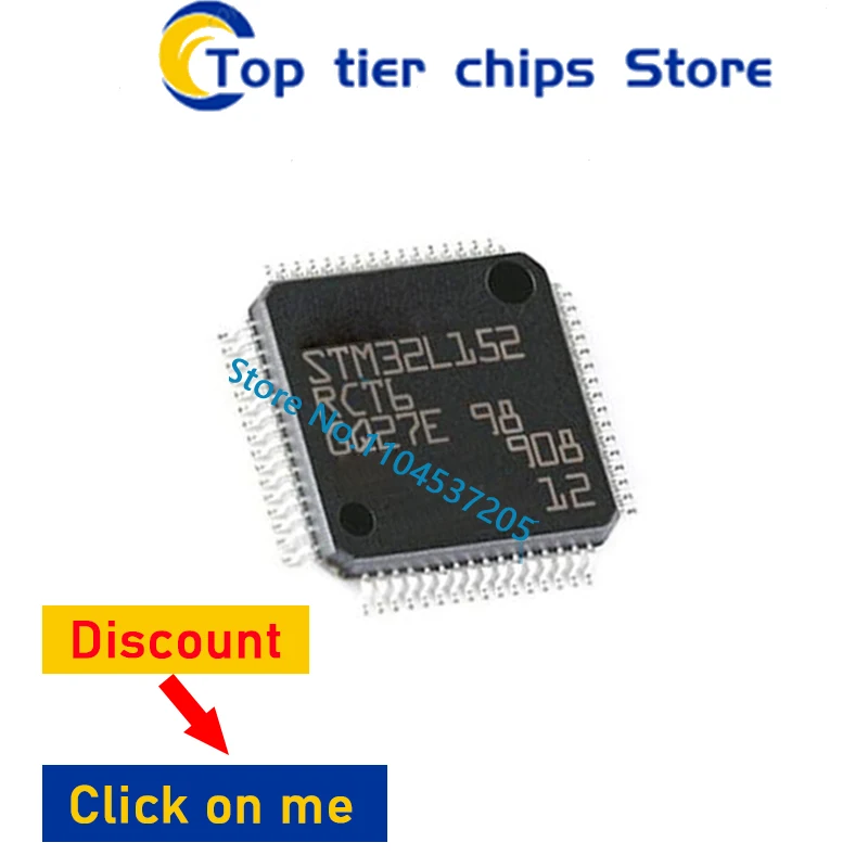 1 à 10 pièces STM32L431RCT6 STM32L431 32L431RCT6 qfp