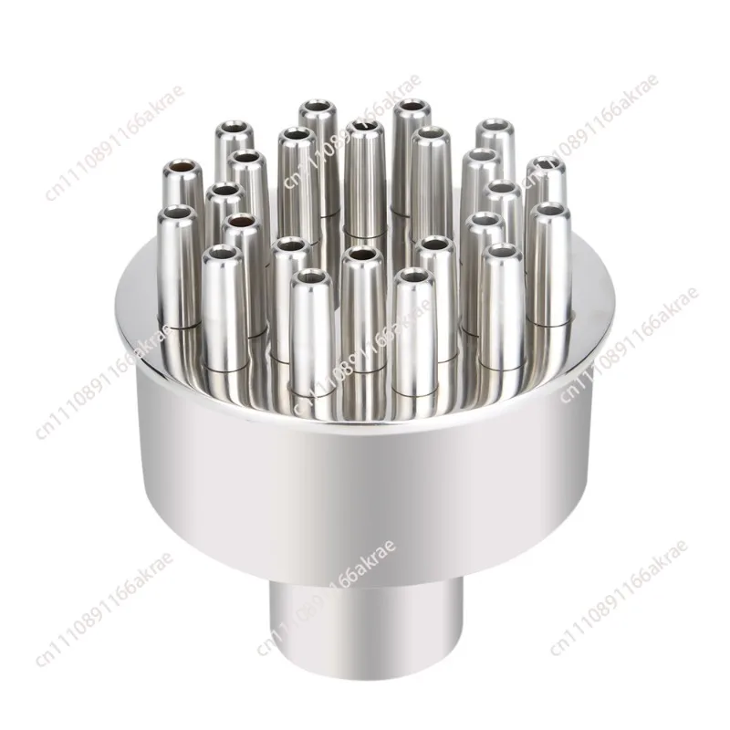 Stainless steel foam nozzle water features rockery square hotel fountain nozzle accessories