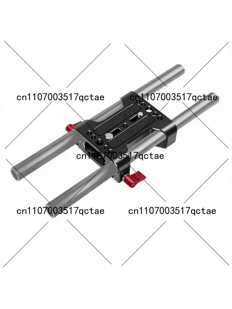 Universal Dual Hole Pole Clamp Pan Mount for DSLR Camera Quick Installation Board Slider Focusing Kit 15mm