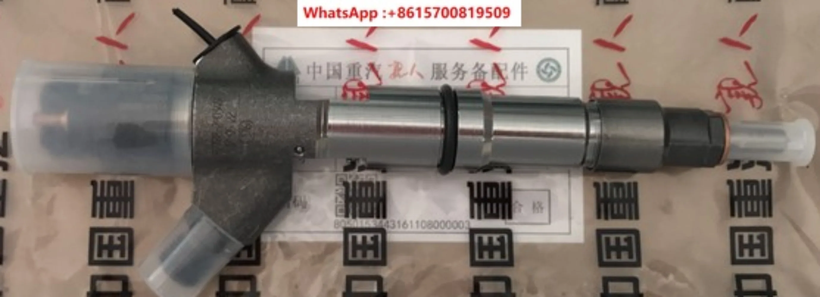 Sinotruk 357 injector, assembly